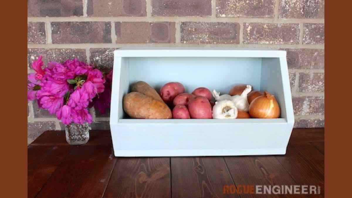 Root Vegetable Storage Bin Free Woodworking