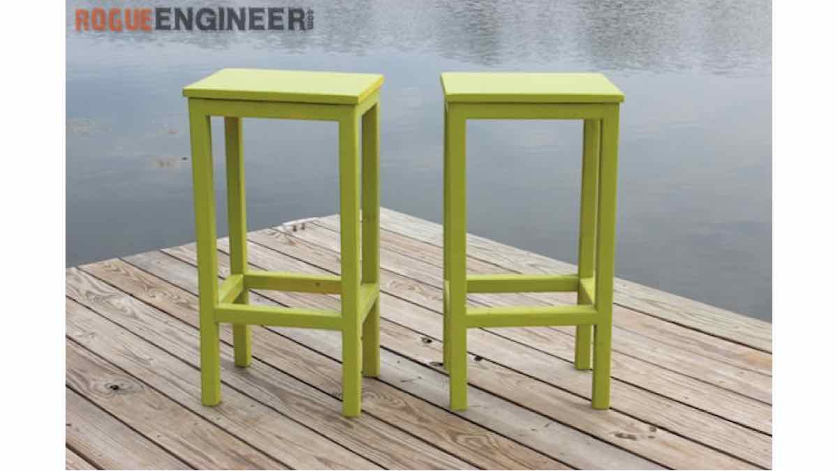 Easy DIY Bar Stools Free Woodworking