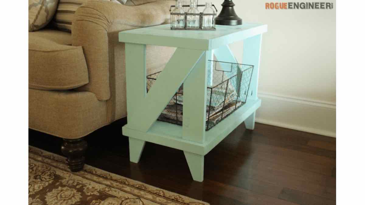 Narrow Cottage End Table PDF Free Woodworking
