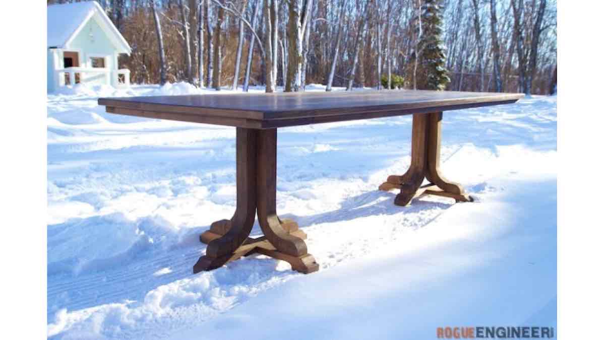 Pedestal Dining Table PDF Free Woodworking