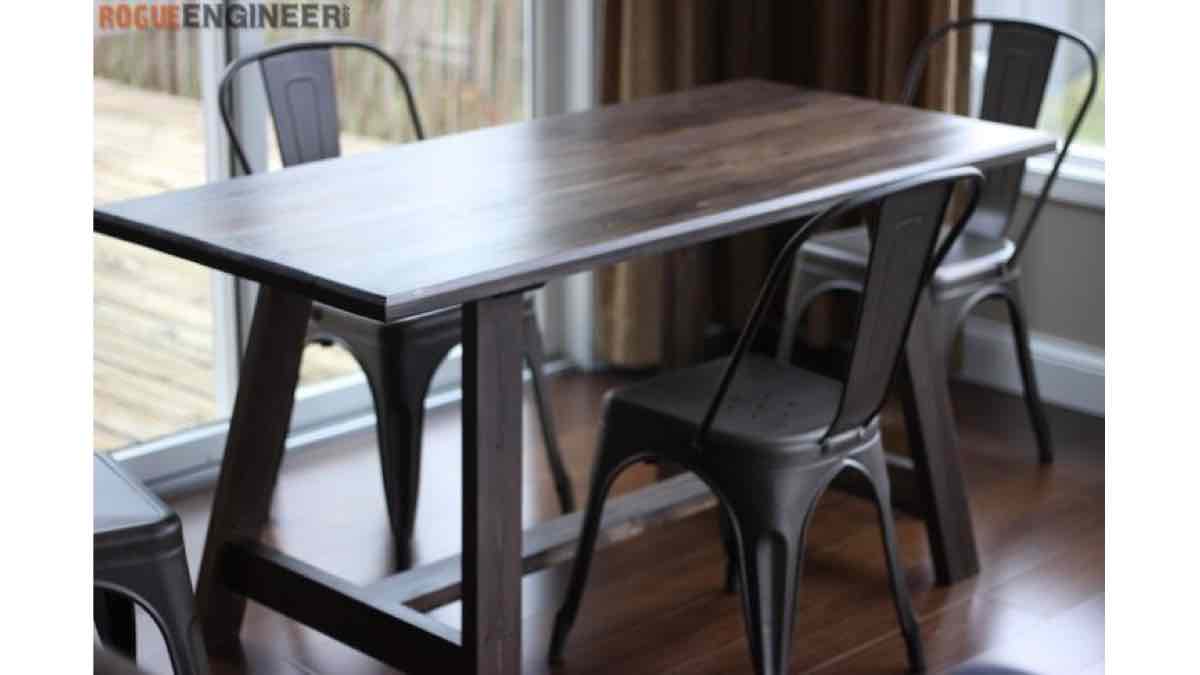 Double Angle Dining Table PDF Free Woodworking