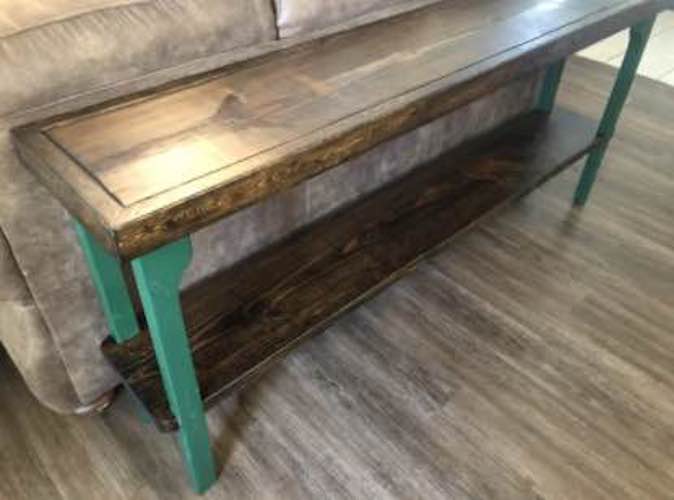 How To Build A Sofa Table Free Woodworking