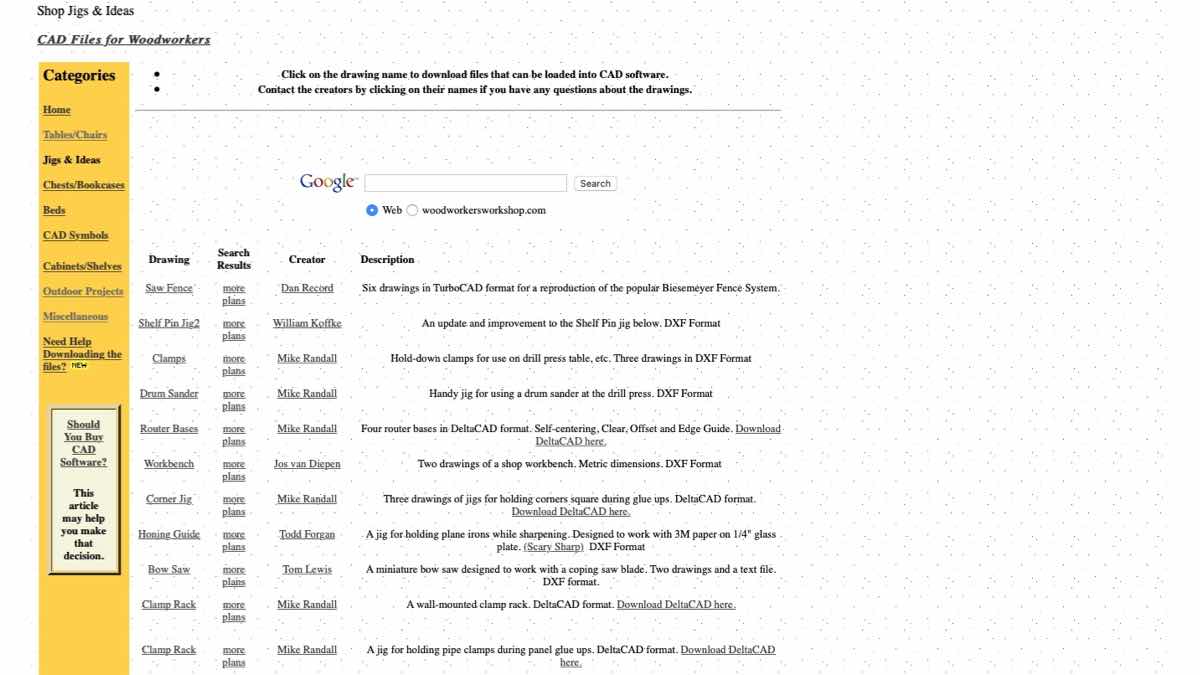 Storage Bench (DXF) Free Woodworking