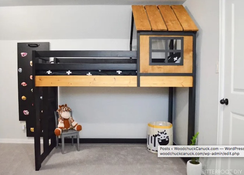 House Loft Bed Free Woodworking