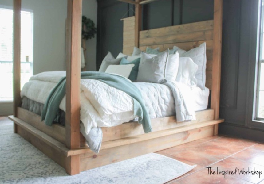 Four Poster Queen Size Bed Free Woodworking