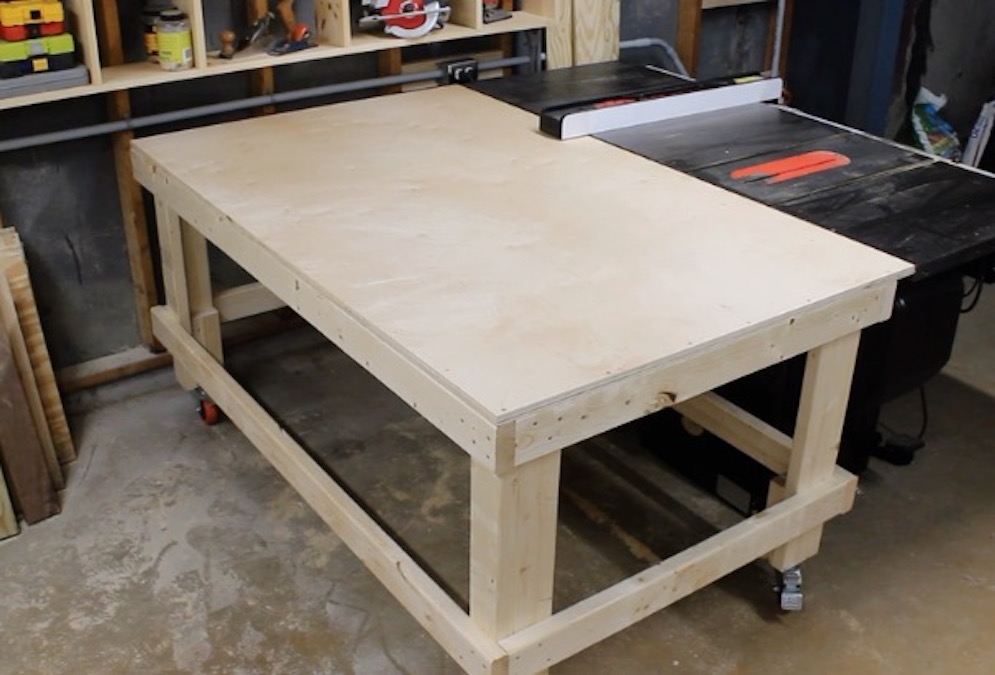 Easy Workbench Free Woodworking