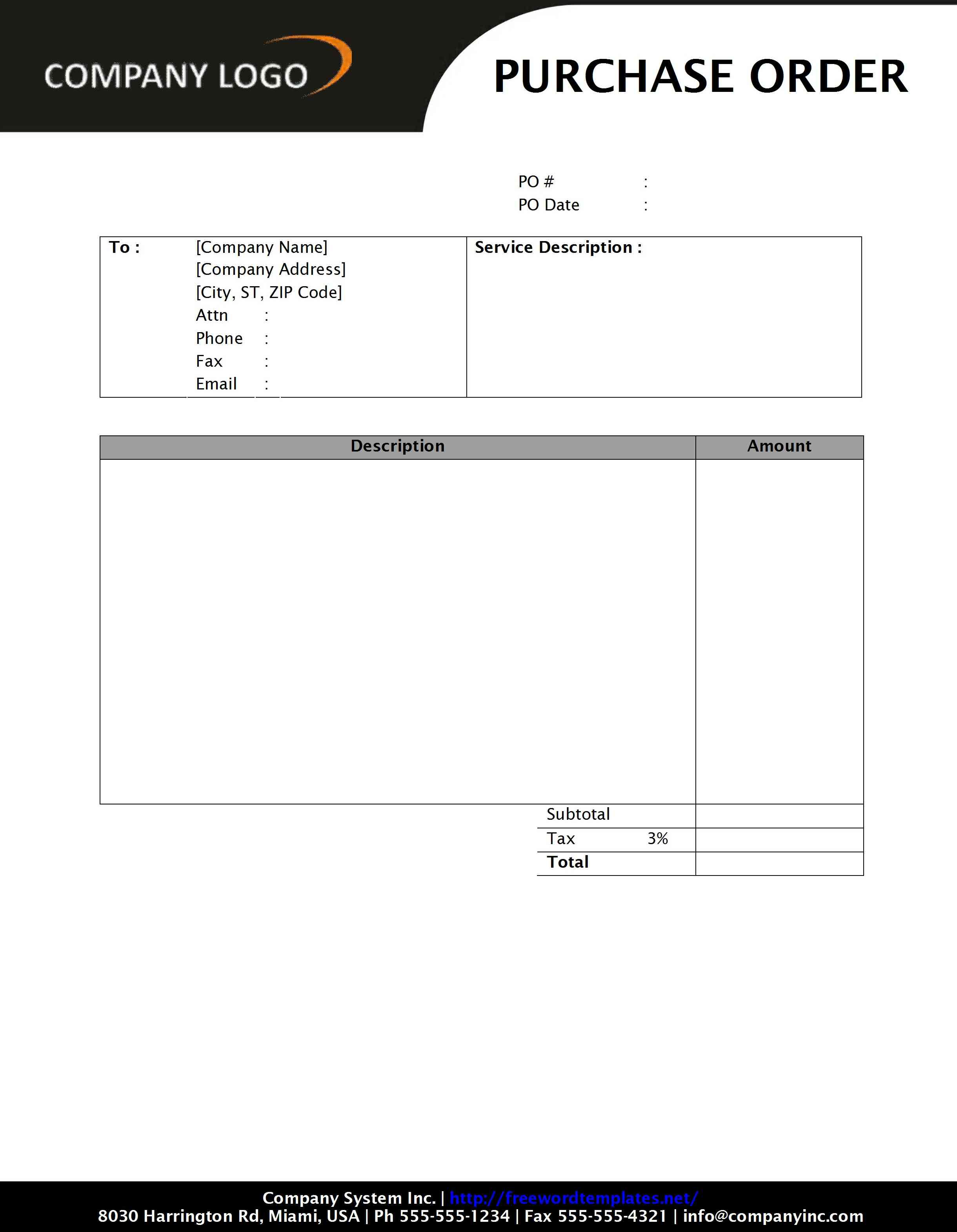 Purchase Order SD1 Style