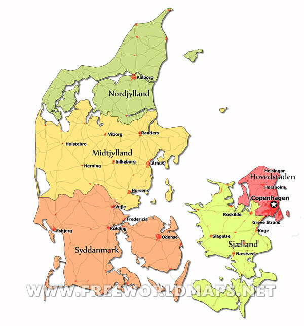 Denmark Maps by