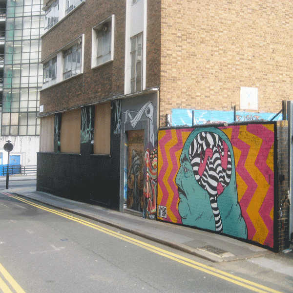 Animated GIF Wall and Building Art by INSA FREEYORK