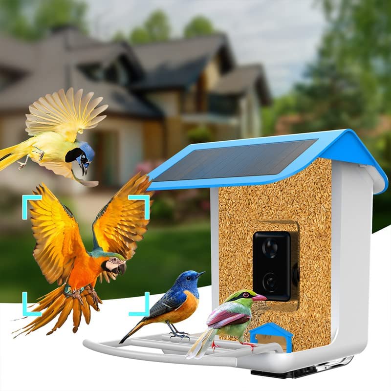 Smart Bird Feeder Camera Amazing Auto Capture AI Identification