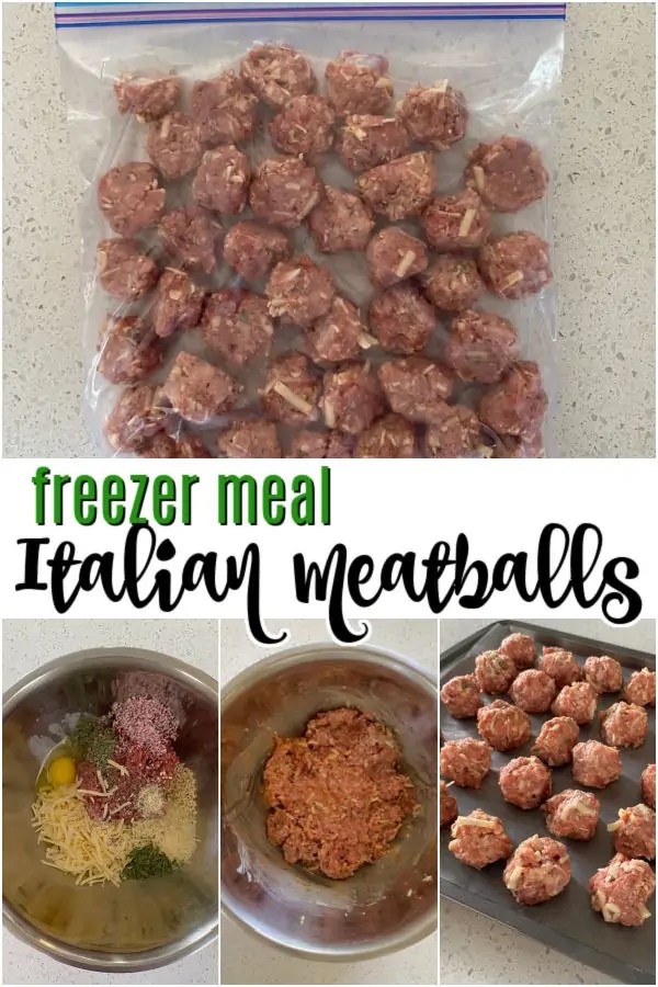 Homemade Freezer Italian Meatballs (Keto, Low Carb) Freezer Meals 101
