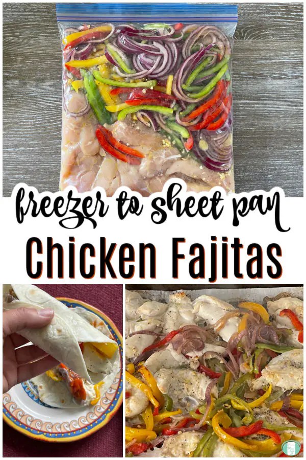 Sheet Pan Chicken Fajitas Freezer Meal Freezer Meals 101