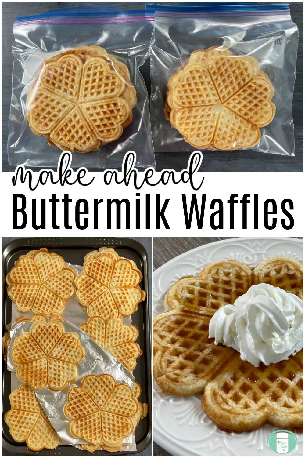 Homemade Freezer Waffles Freezer Meals 101