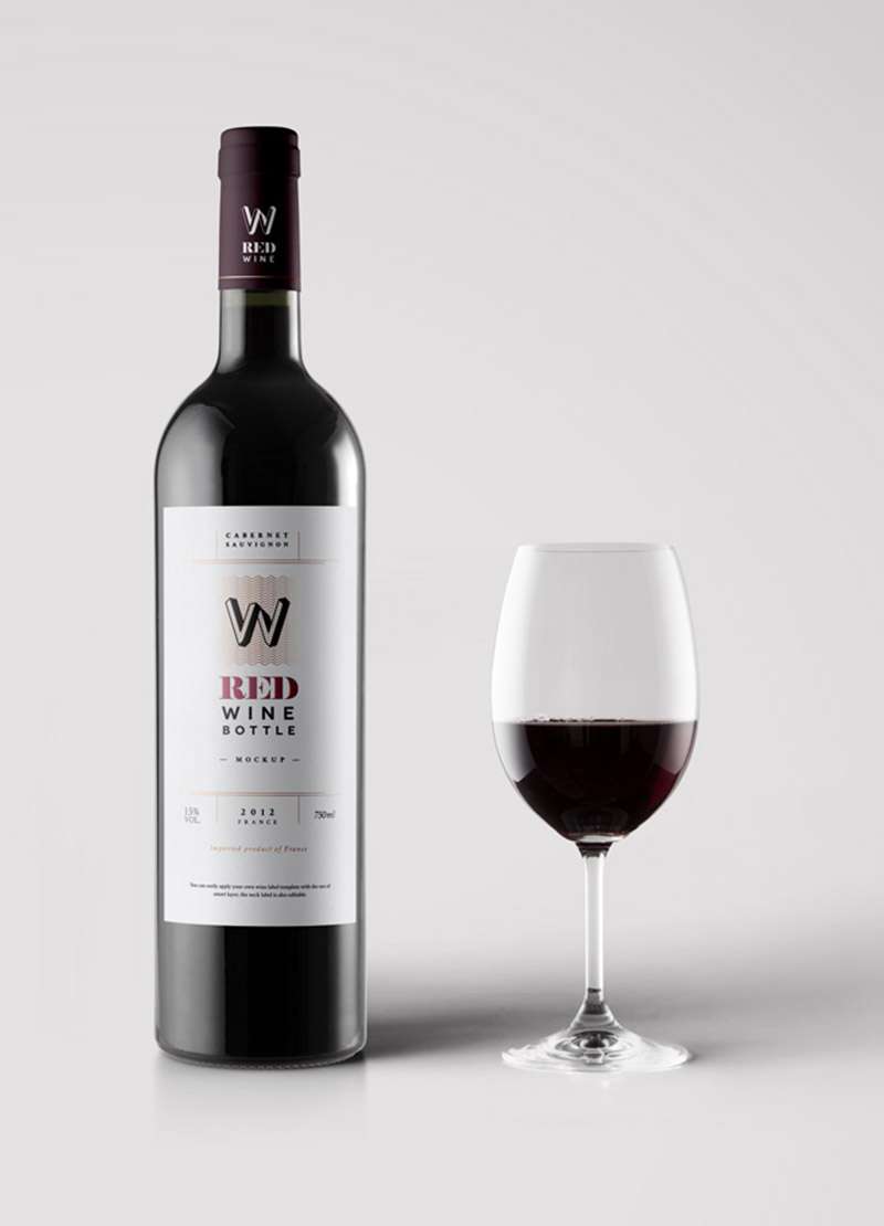 Black Wine Bottle Freiborne Industries, Inc