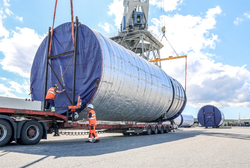 Largest Ever Project Freight Forwarding Movement for Italian Port