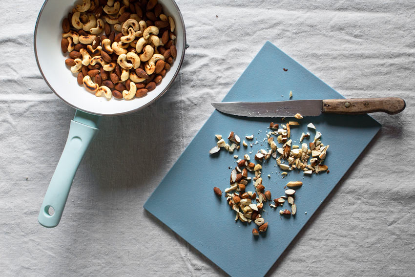 KirschBlaubeer Crumble (glutenfrei & vegan) Freiknuspern