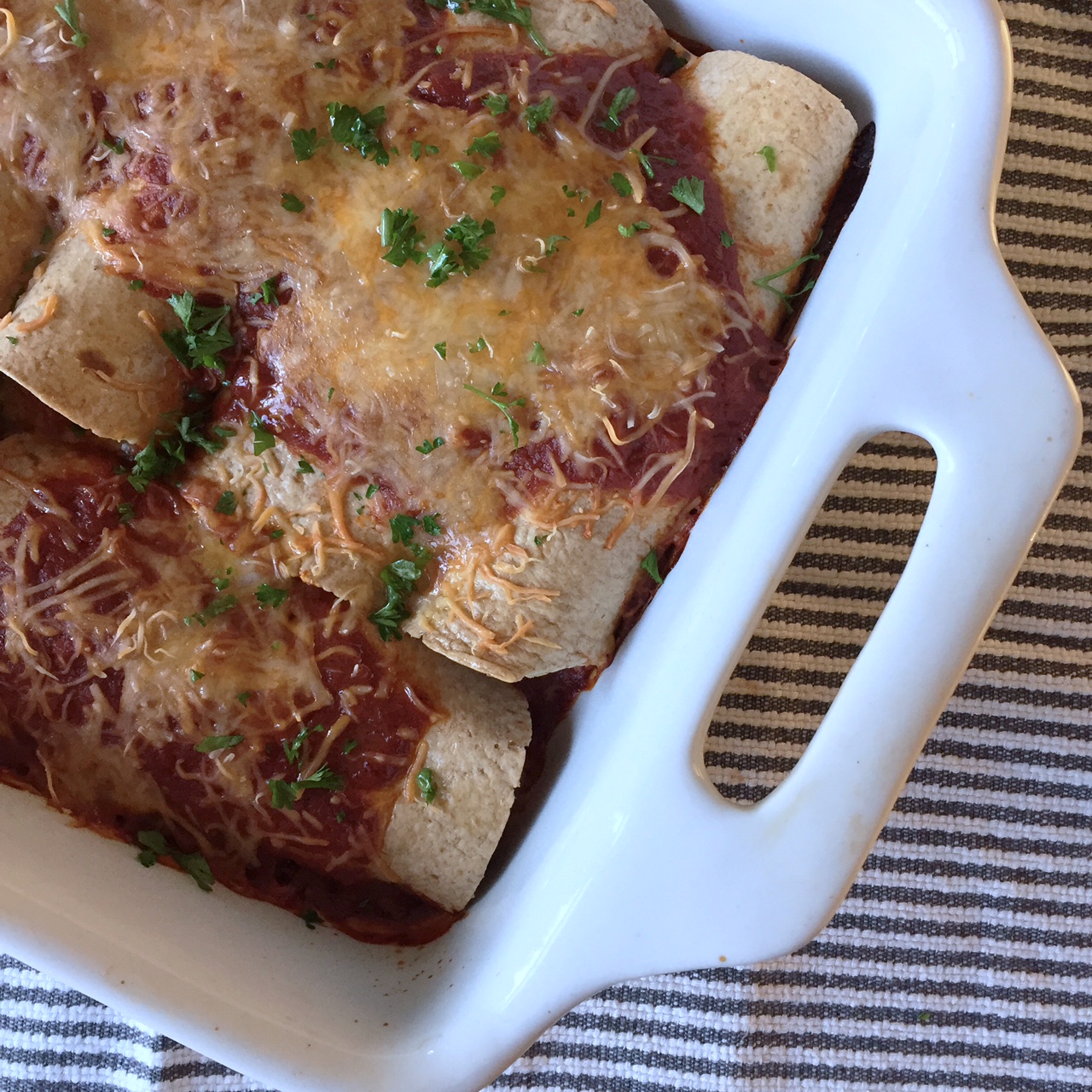 Black Bean and Rice Enchiladas Frella