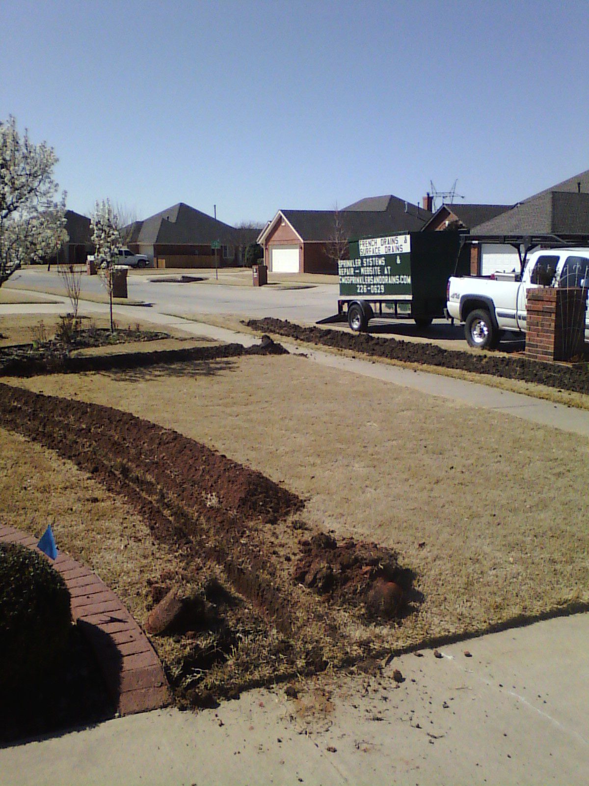 sprinklerjob Oklahoma Drainage 4052039419