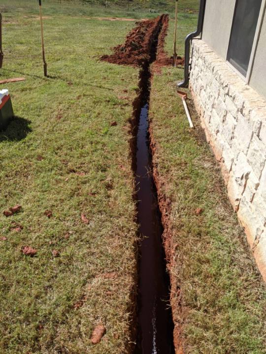 French Drain Installed In Norman, French Drain Repair in Norman
