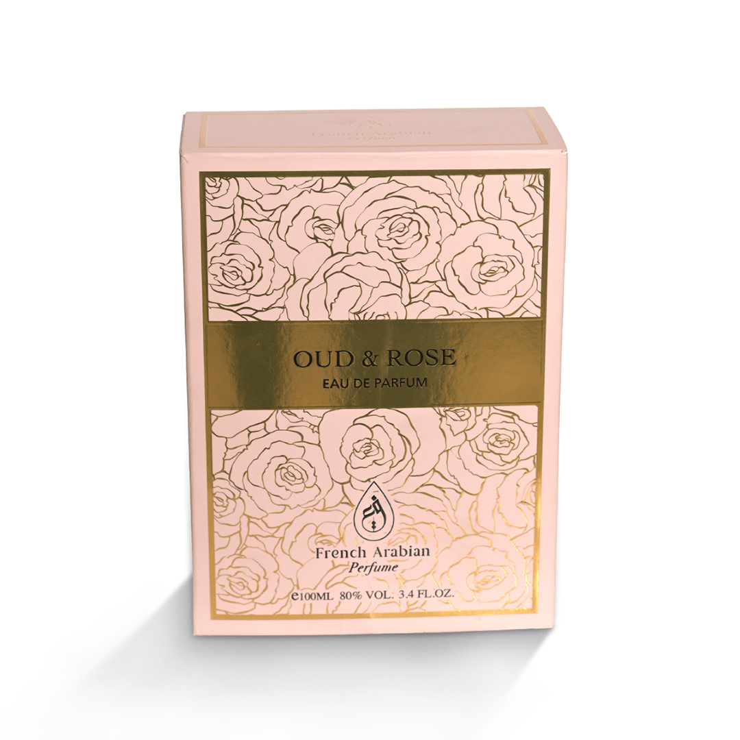 Oud Rose 100ml Eau de Parfum Spray Blend of Sandalwood & Fresh Roses Creamy Rose Oud Perfume