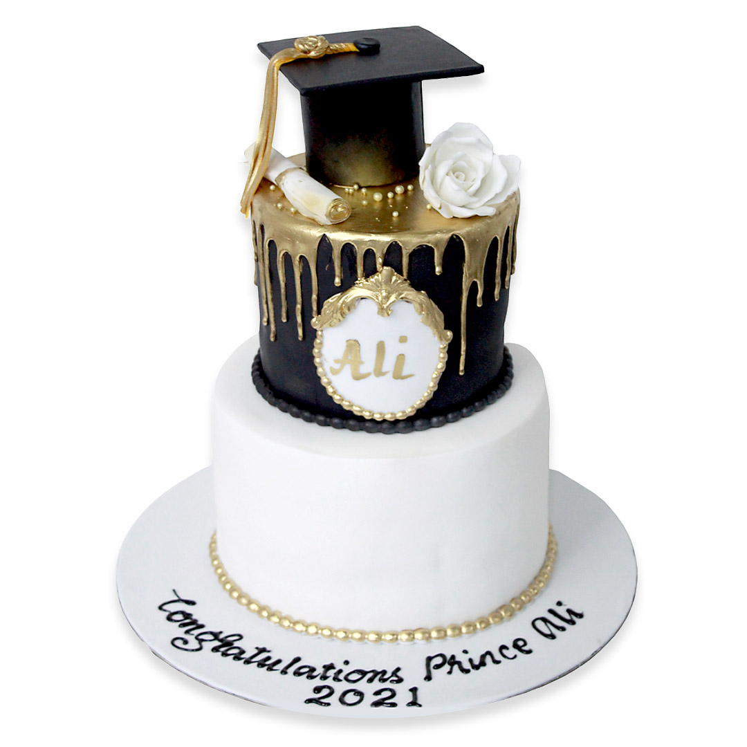 The Golden Graduate Cake French Bakery Dubai