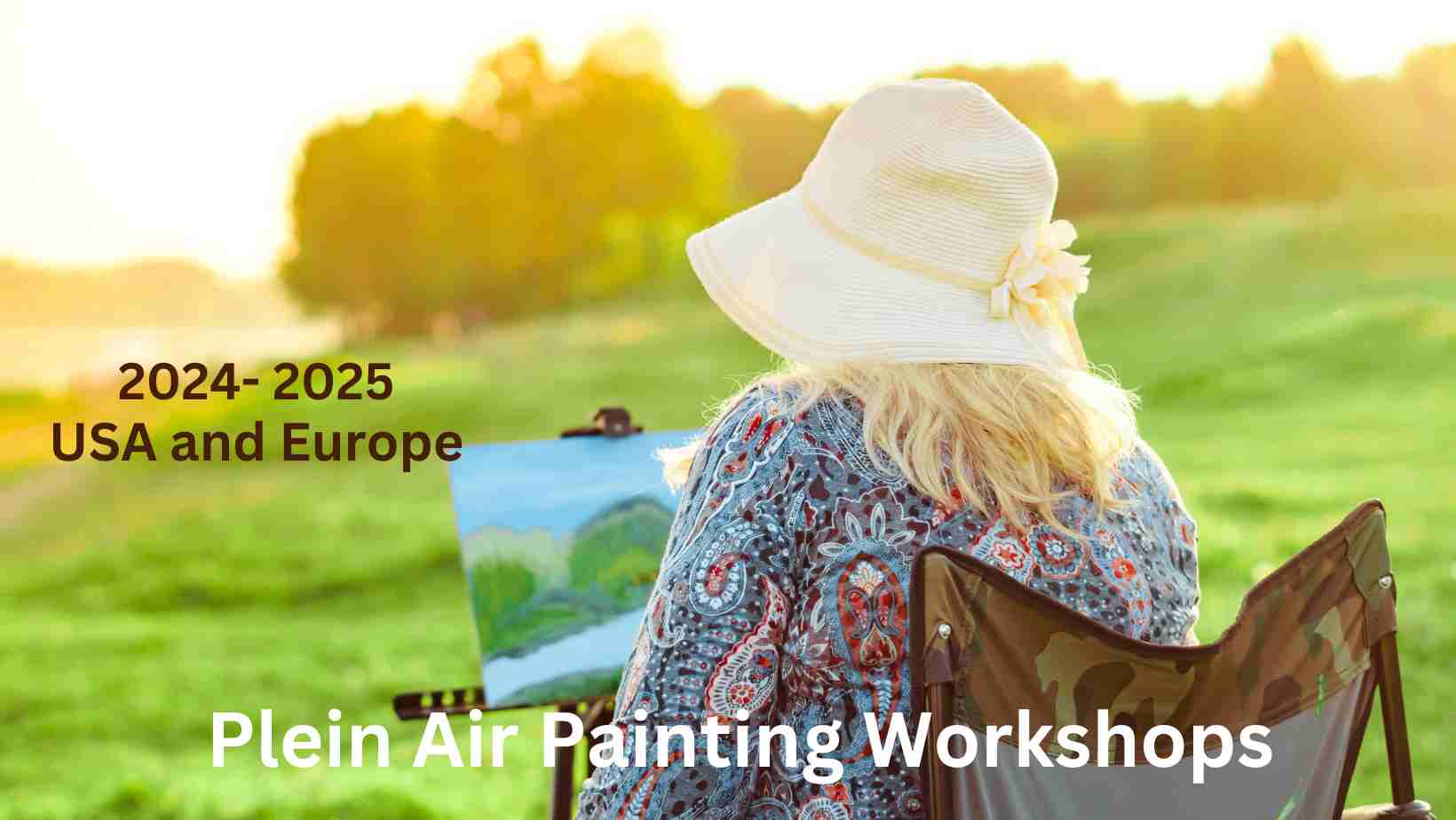 French Escapade Painting either online or plein airEurope