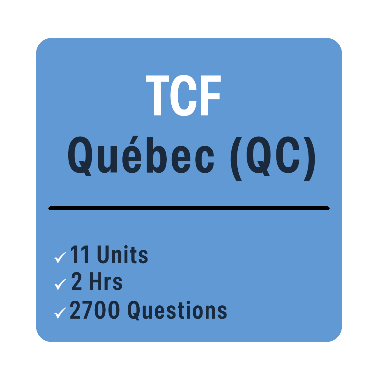 آموزش و نمونه سوال آزمون کبک TCF Québec
