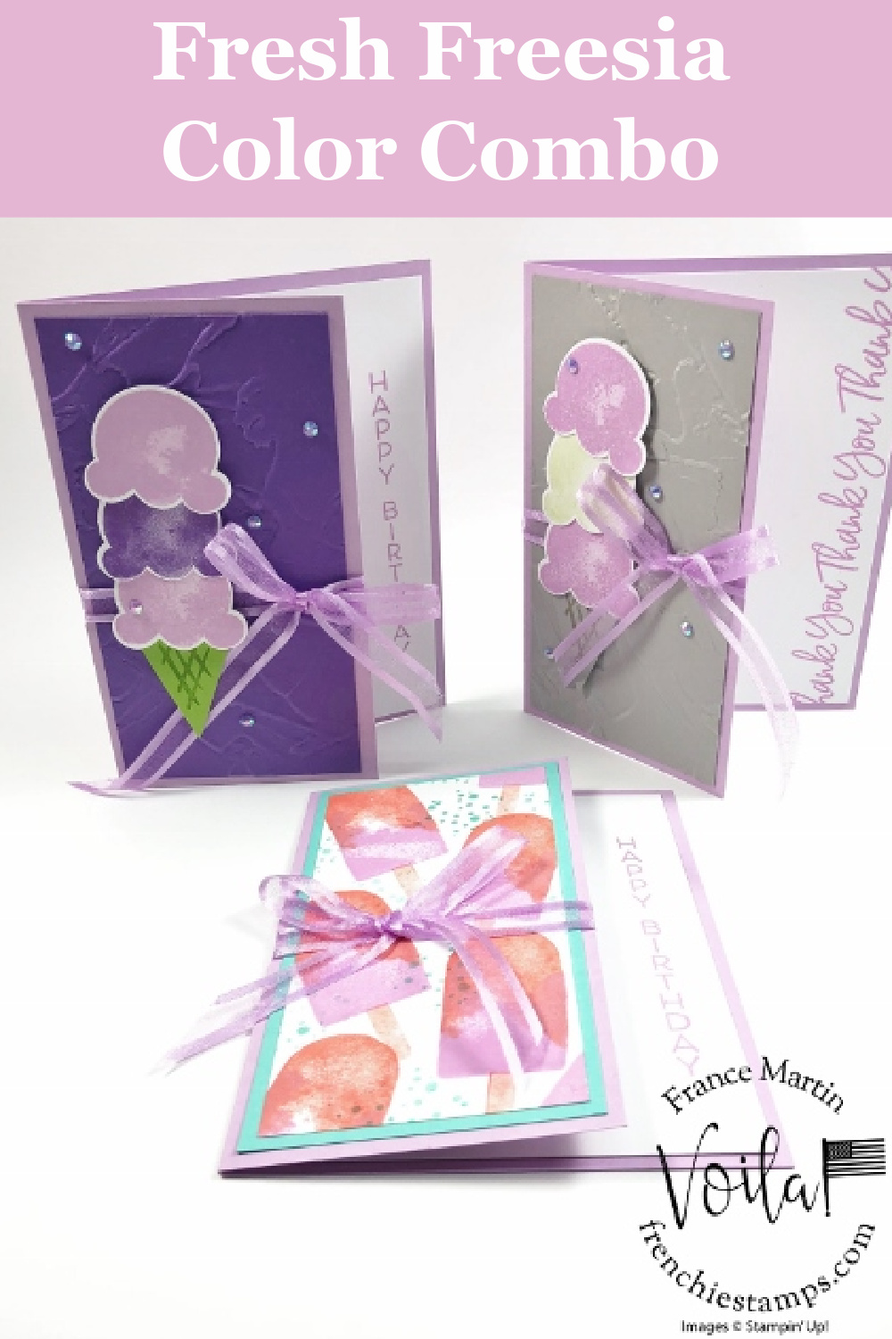 Fresh Combo List 2023 In-Color 2021-2023 Fresh Freesia Color Combination. - Frenchie Stamps