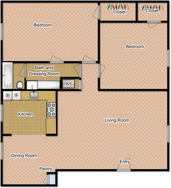 French Quarter Apartments Waco, TX (254) 7728141