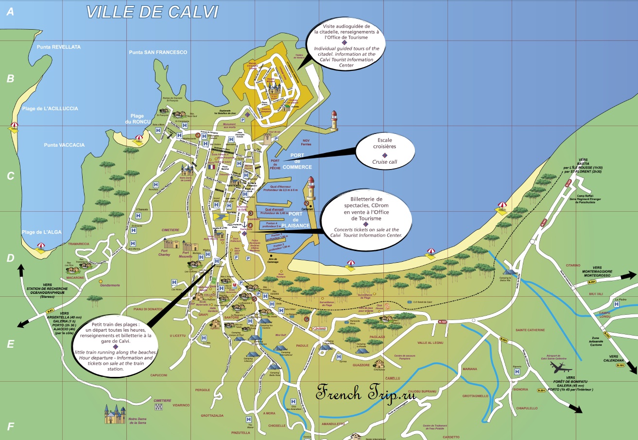 Les Défis De Calvi Corse Carte Calvi Corsica France Cruise Port