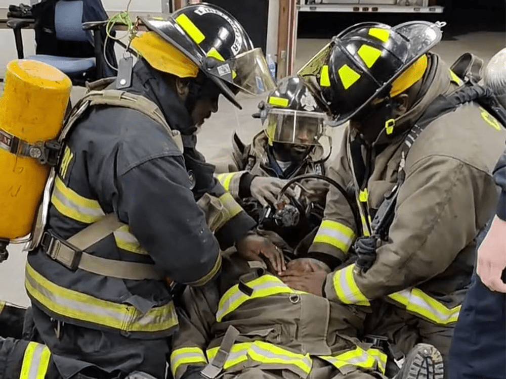 CPR Class and Training for our Firefighters French Village FD