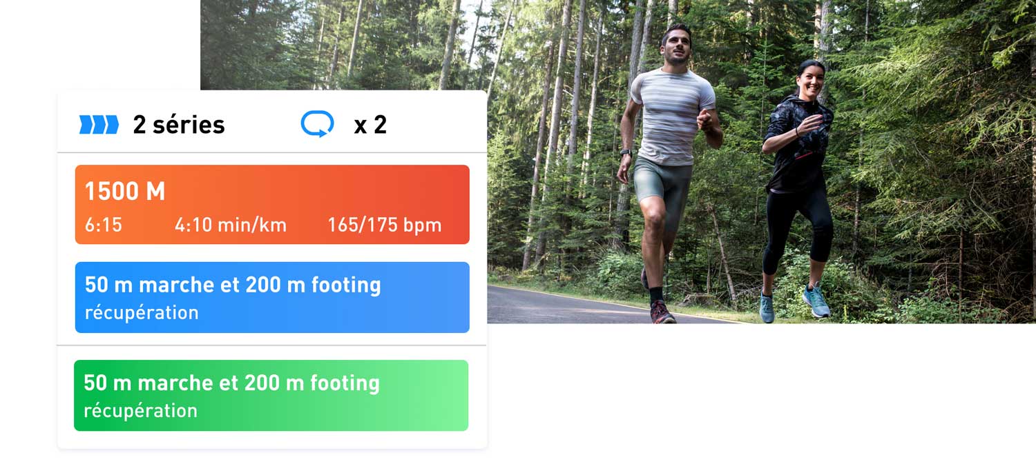 Plan d'entraînement 42km marathon personnalisé avec FREQUENCE Running