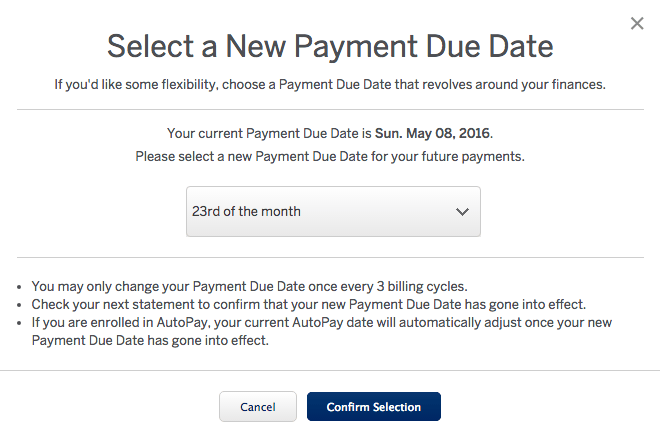 How To Change Credit Card Due Dates Online at Each Bank
