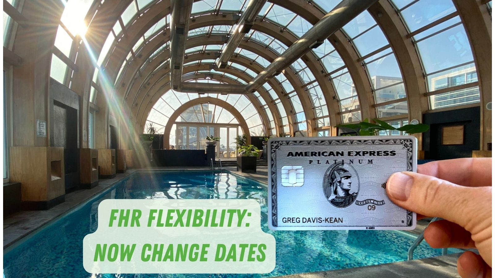 You can now change the date on an Amex Fine Hotels & Resorts or The
