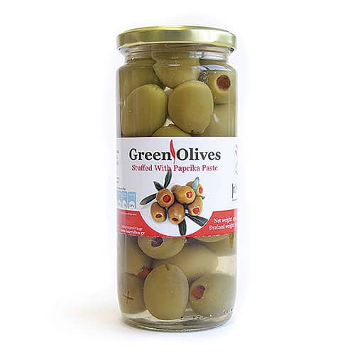 Green Olives Stuffed with Pimento 350gm Fresca