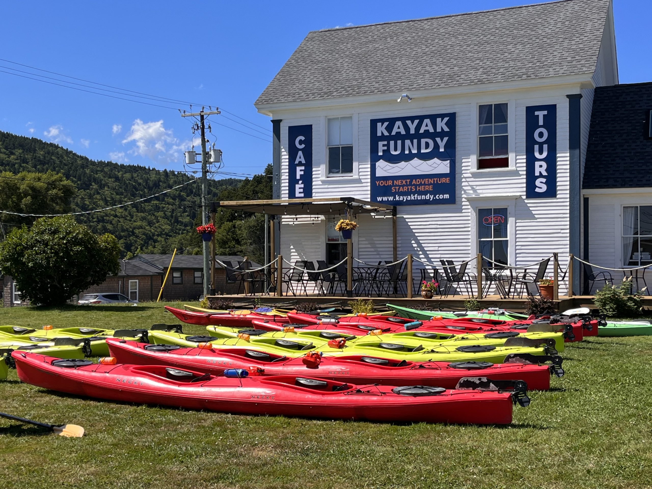 Visite de spécialités et festin de fruits de mer Kayak Fundy