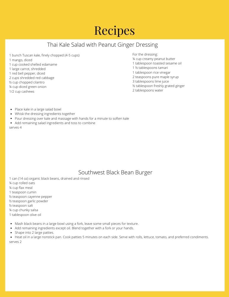 Perimenopause Meal Plan August Fresh Balance Nutrition