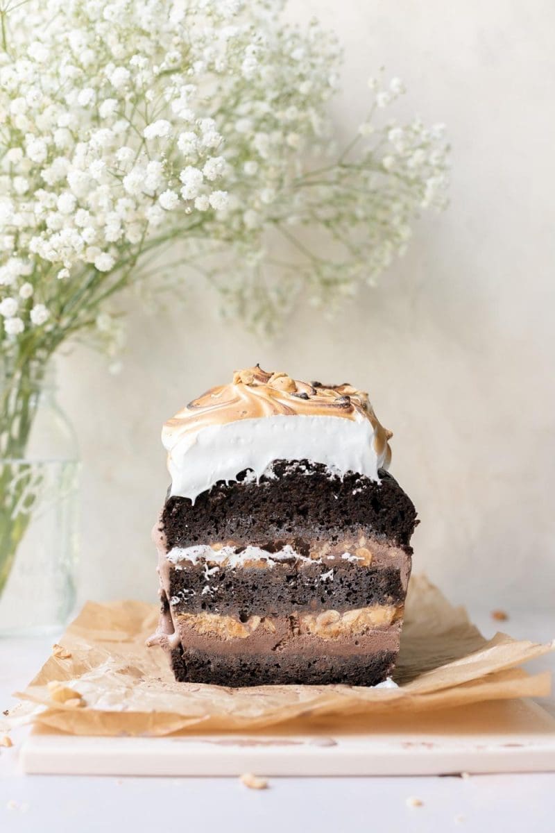 Chocolate Hazelnut Ice Cream Cake Fresh Bean Bakery