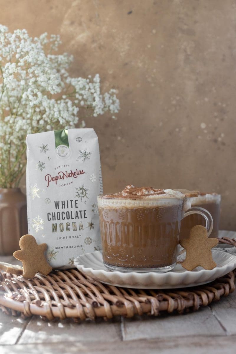 Gingerbread White Mocha Fresh Bean Bakery