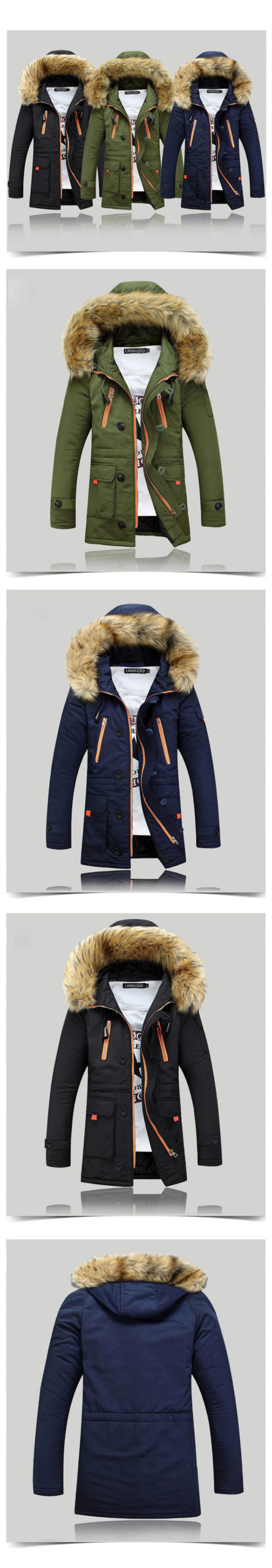 Fur Collar Parka