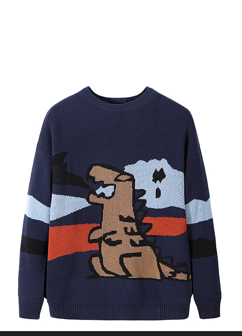 Custom Dino Knit Sweater