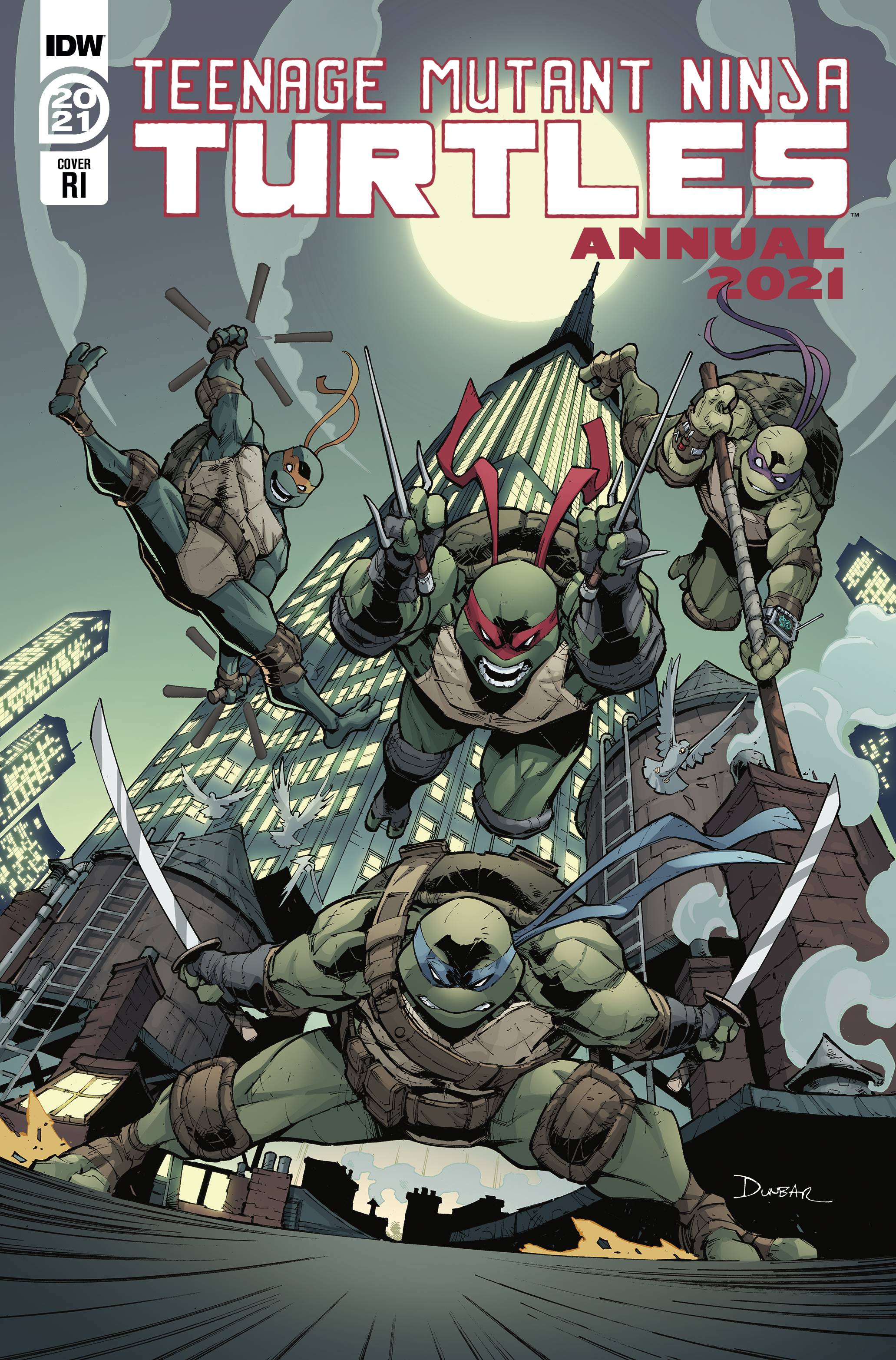 Teenage Mutant Ninja Turtles Annual 2021 (10 Copy Max Dunbar Cover