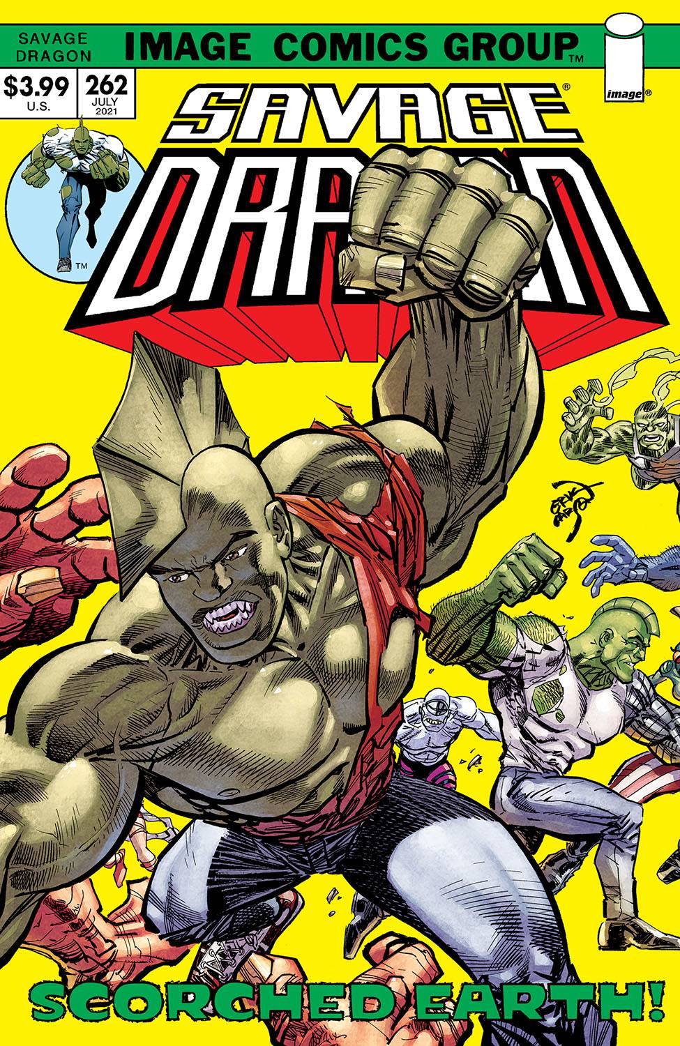 Savage Dragon 262 (Retro '70s Trade Dress Cover) Fresh Comics