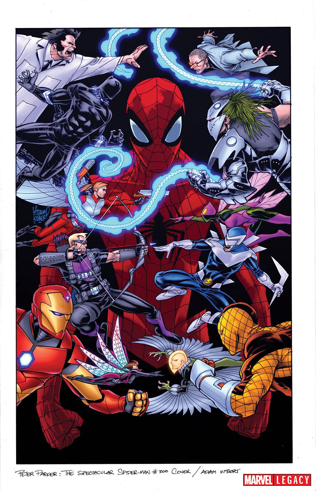 Peter Parker The Spectacular SpiderMan 300 (Kubert Cover) Fresh Comics
