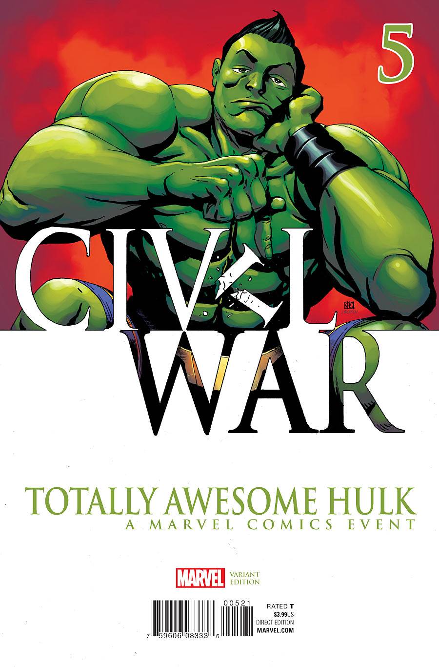 Totally Awesome Hulk 5 (Pham Civil War Cover) Fresh Comics