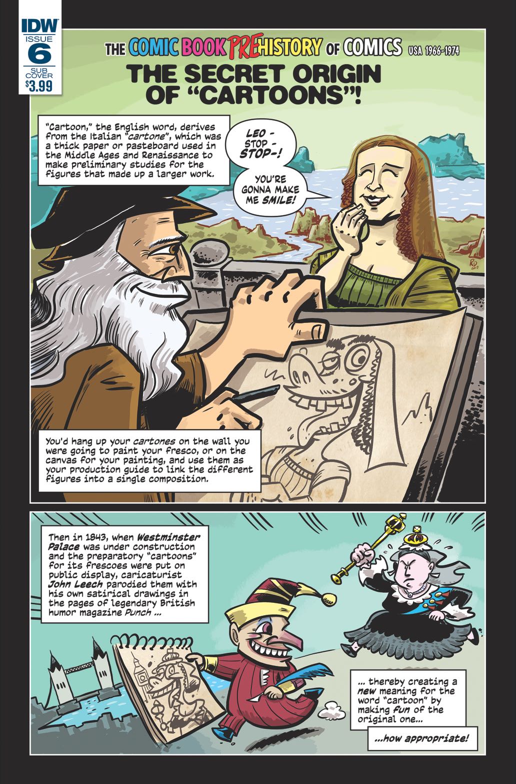 The Comic Book History of Comics 6 (Subscription Cover) Fresh Comics