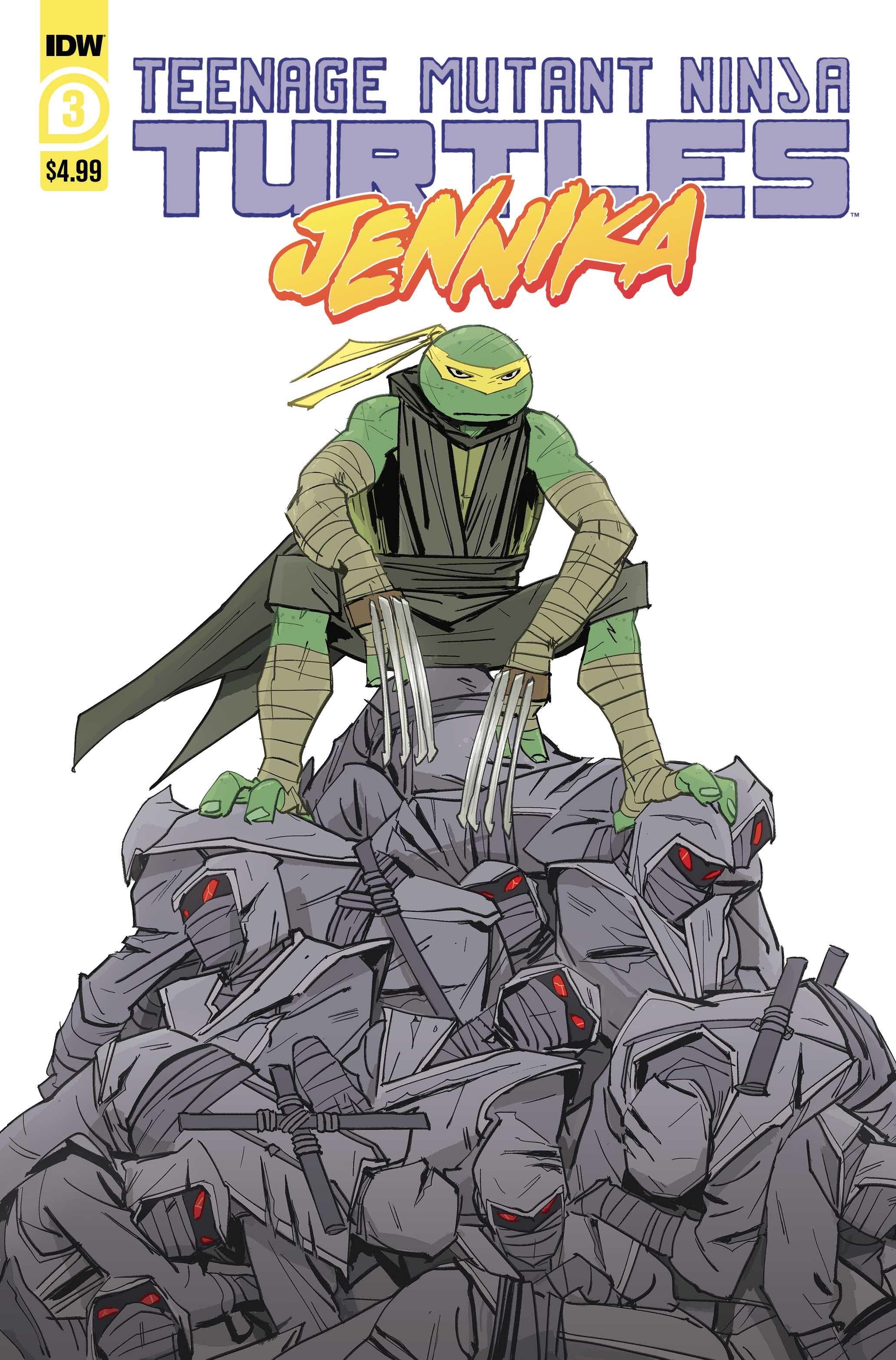 Teenage Mutant Ninja Turtles Jennika 3 (Revel Cover) Fresh Comics