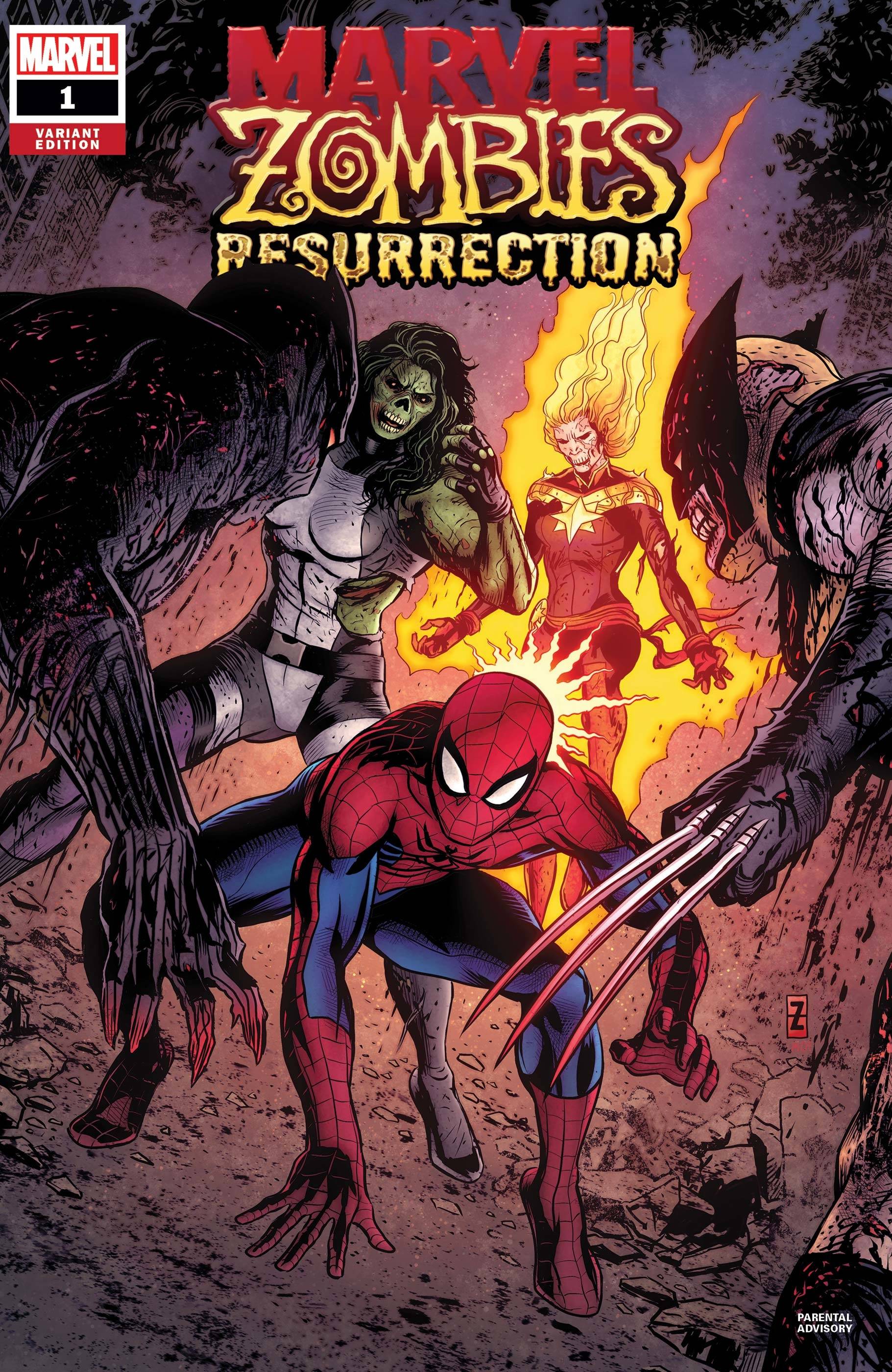 Marvel Zombies Resurrection 1 (Zircher Cover) Fresh Comics