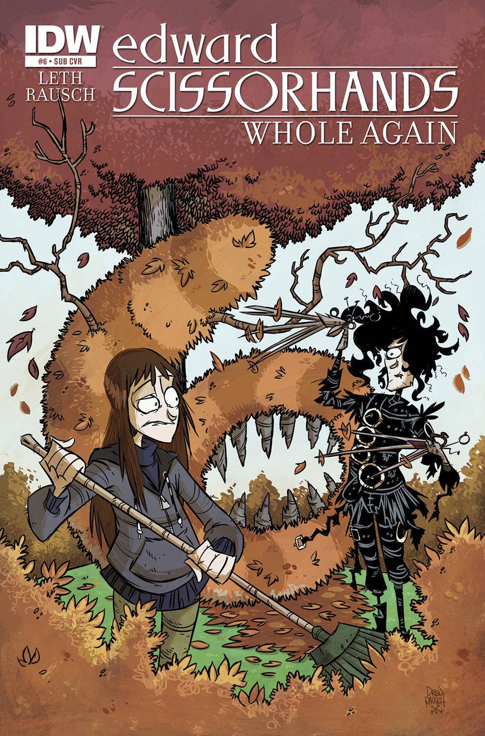 Edward Scissorhands 6 (Subscription Cover) Fresh Comics