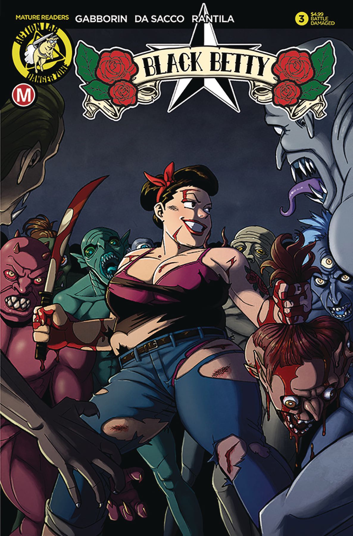 Black Betty 3 (Young Battle Damaged Cover) Fresh Comics